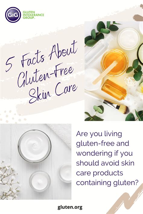 certified gluten free skin care.